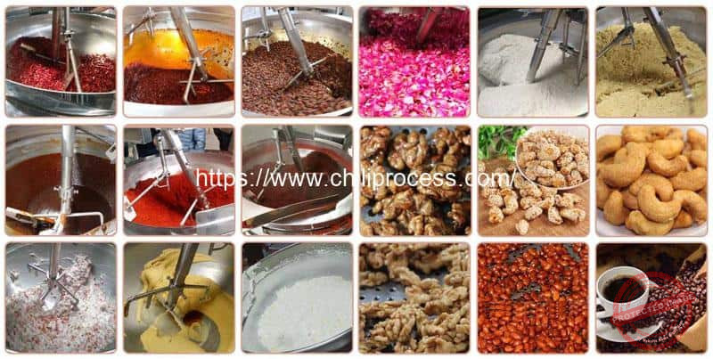 Automatic Planetary Stirring Chili Sauce Frying Pan Application Automatic-Planetary-Stirring-Chili-Sauce-Frying-Pan-Application